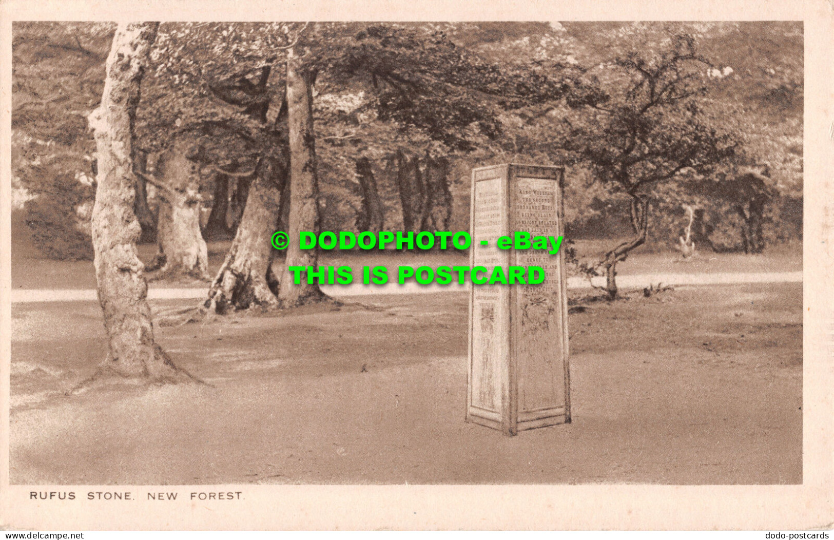 R507773 Rufus Stone. New Forest. F. W. Howard. The Seal Of Artistic R. A. Britis - Mondo