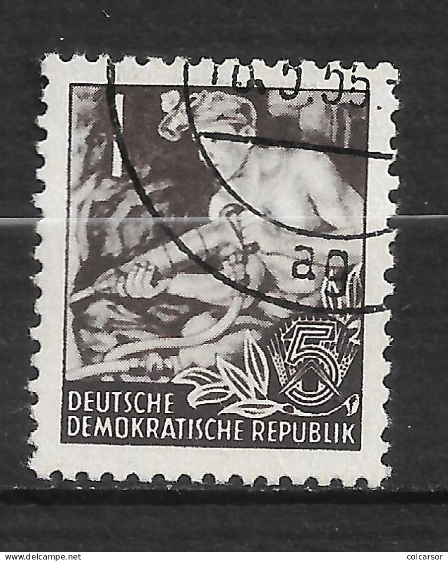 ALLEMAGNE   REPUBLIQUE DÉMOCRATIQUE  N°   117     " PLAN QUINQUENNAL  " - Used Stamps