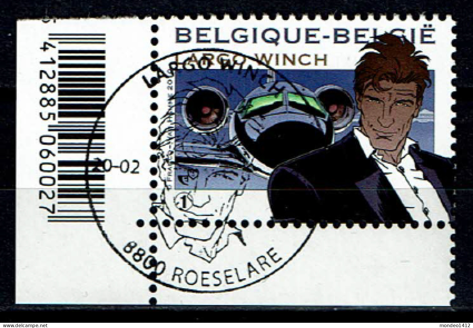 België OBP 3994 - Largo Winch - Oblitérés