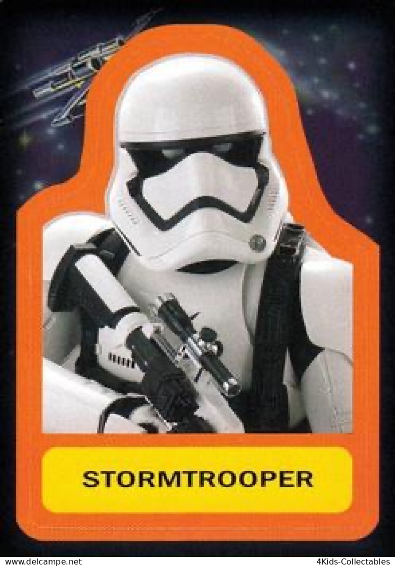 2015 Topps STAR WARS Journey To The Force Awakens "Character Stickers" S-8 Stormtrooper - Star Wars