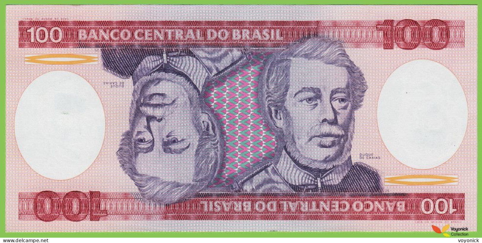 Voyo BRAZIL 100 Cruzeiros ND(1981) P198a B820a A3889A UNC - Brazilië