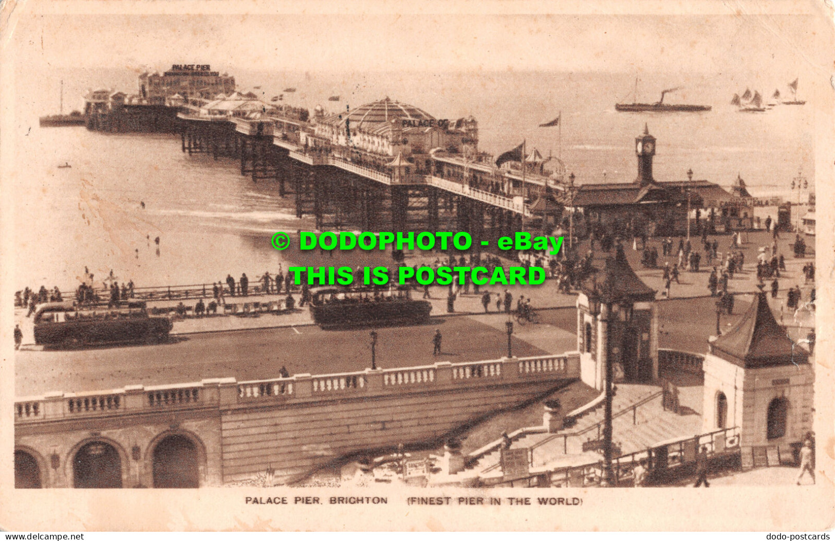R507526 Brighton. Palace Pier. Finest Pier In The World. A. W. W. RP - Mondo