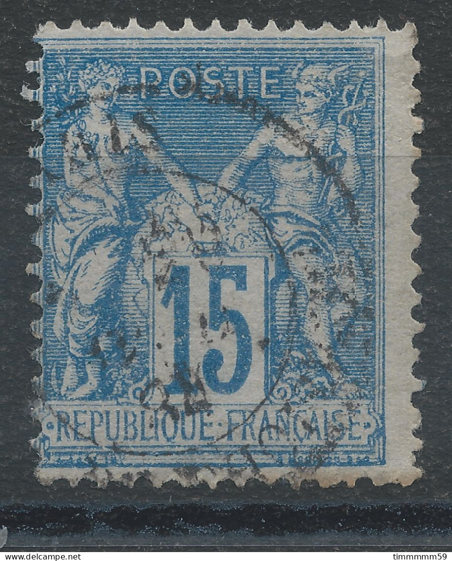 Lot N°82807   N°90, Oblitéré Cachet à Date De PARIS à Déchiffrer - 1876-1898 Sage (Type II)