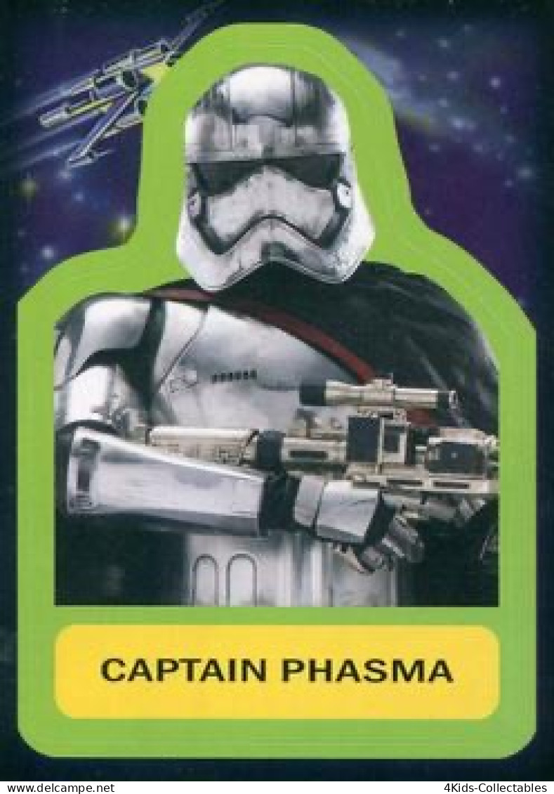 2015 Topps STAR WARS Journey To The Force Awakens "Character Stickers" S-10 Captain Phasma - Star Wars