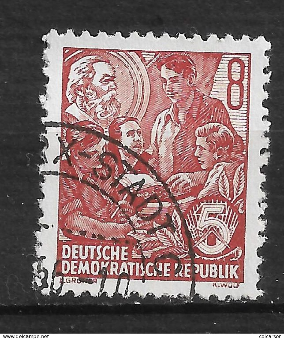 ALLEMAGNE   REPUBLIQUE DÉMOCRATIQUE  N°   120     " PLAN QUINQUENNAL  " - Used Stamps