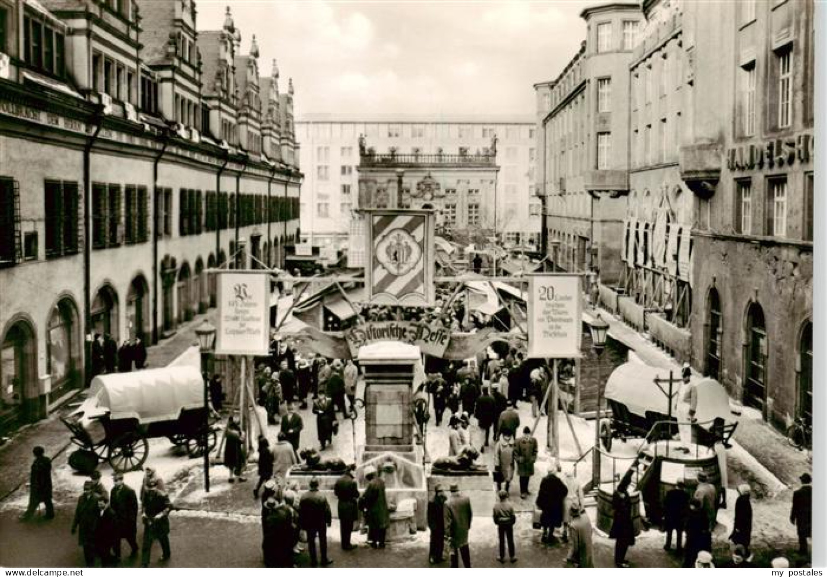 73884554 Leipzig Jubilaeumsmesse 1965 Historische Messe Um 1820 Auf Dem Naschmar - Leipzig