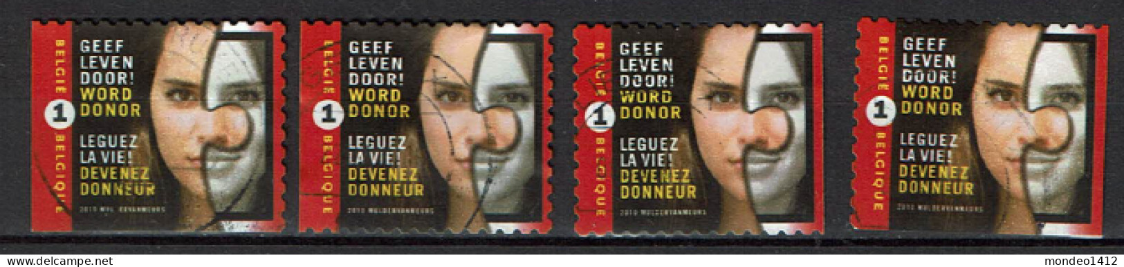 België OBP 3991 - Uit Boekje B110 - Orgaandonatie, Don D'organe - Used Stamps