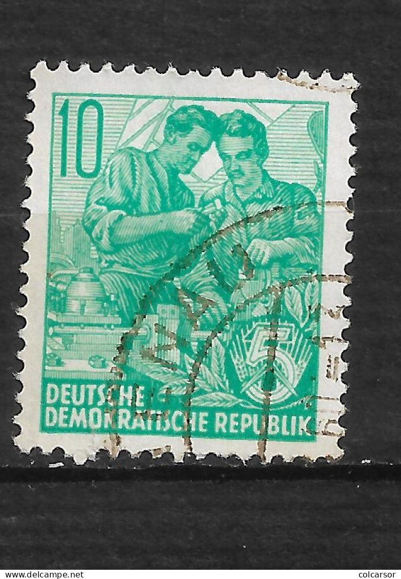 ALLEMAGNE   REPUBLIQUE DÉMOCRATIQUE  N°   121     " PLAN QUINQUENNAL  " - Used Stamps