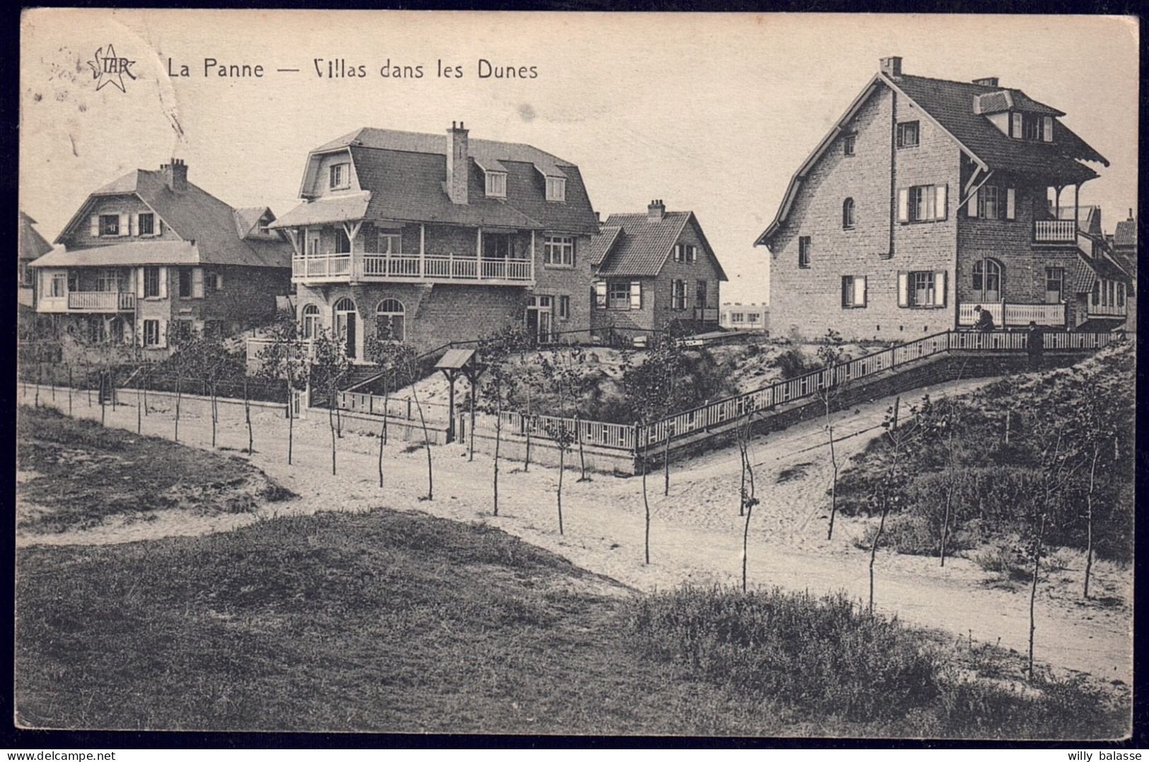 +++ CPA - DE PANNE - Villas Dans Les Dunes   // - De Panne