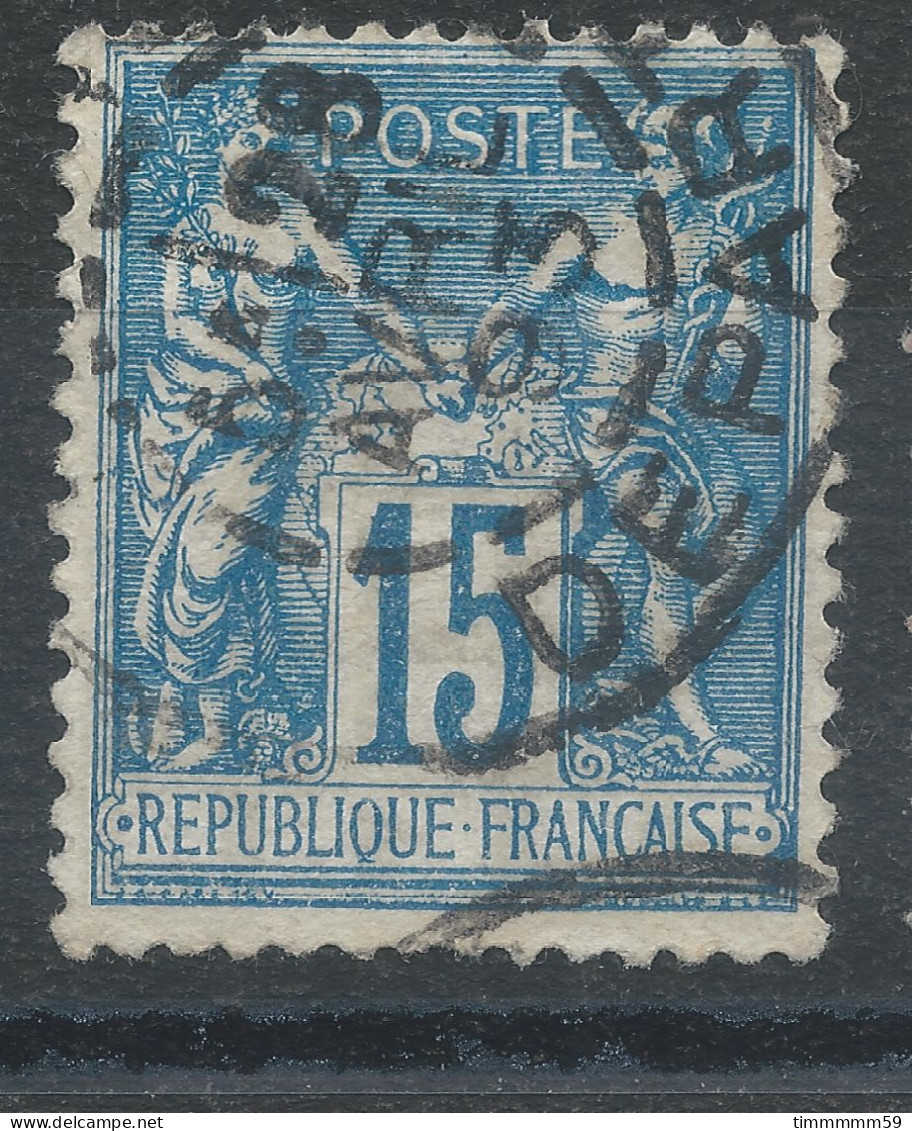 Lot N°82809   N°101, Oblitéré Cachet à Date De PARIS "DEPART" - 1876-1898 Sage (Type II)