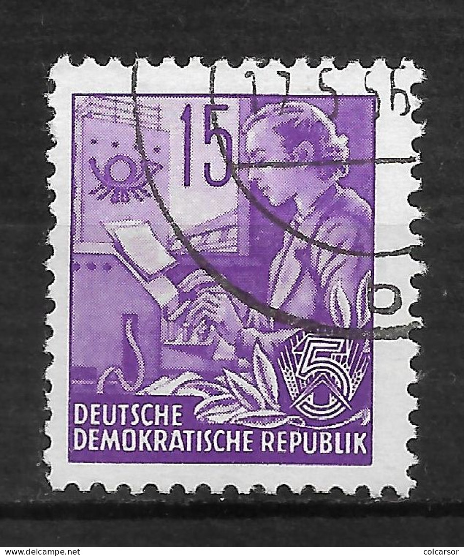 ALLEMAGNE   REPUBLIQUE DÉMOCRATIQUE  N°   123    " PLAN QUINQUENNAL  " - Used Stamps