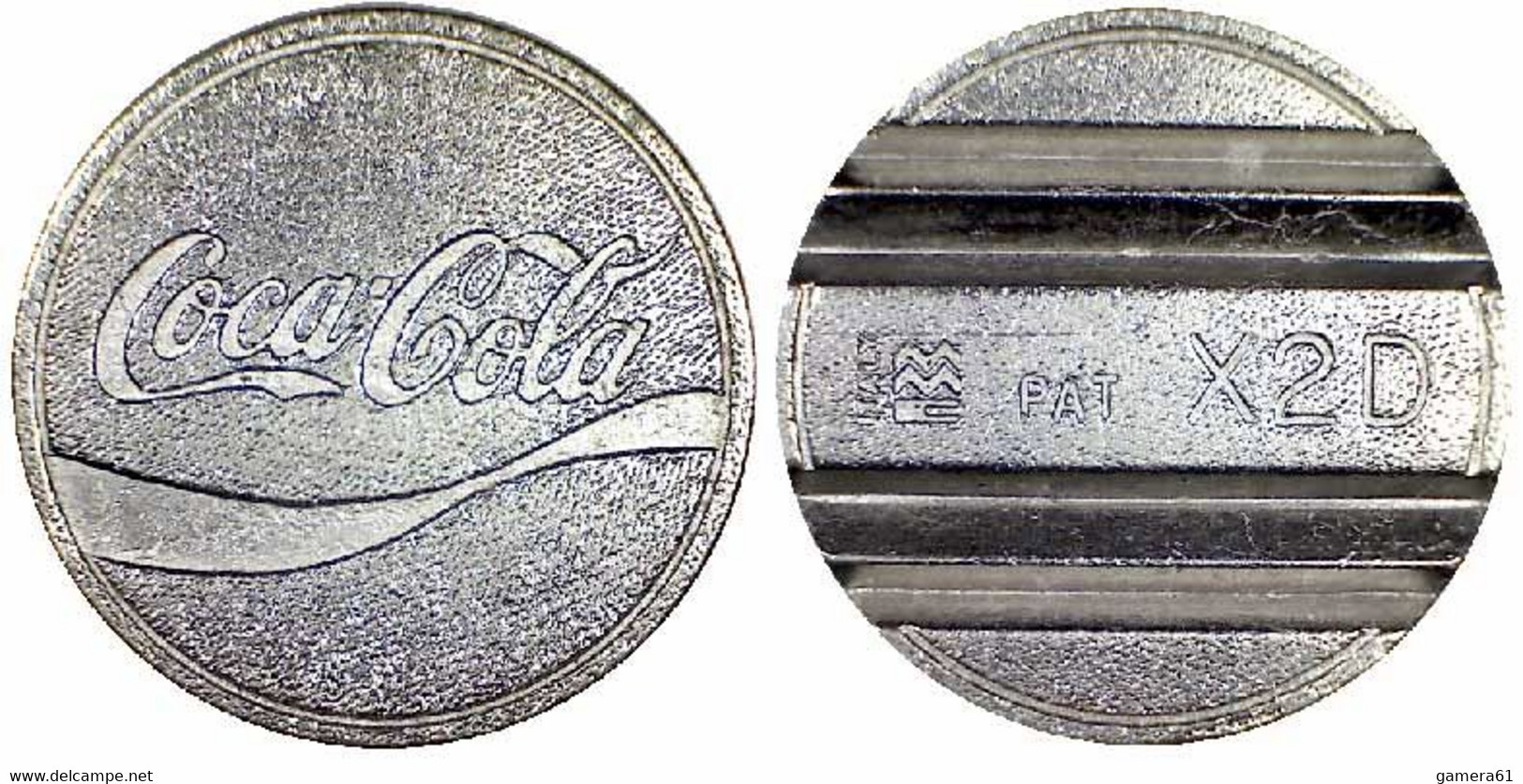 00364 GETTONE TOKEN JETON FICHA DISPENSER MACHINE COCA COLA MMC MAGGI CONIAZIONI MILANO ITALY Mod. X2D - Otros & Sin Clasificación