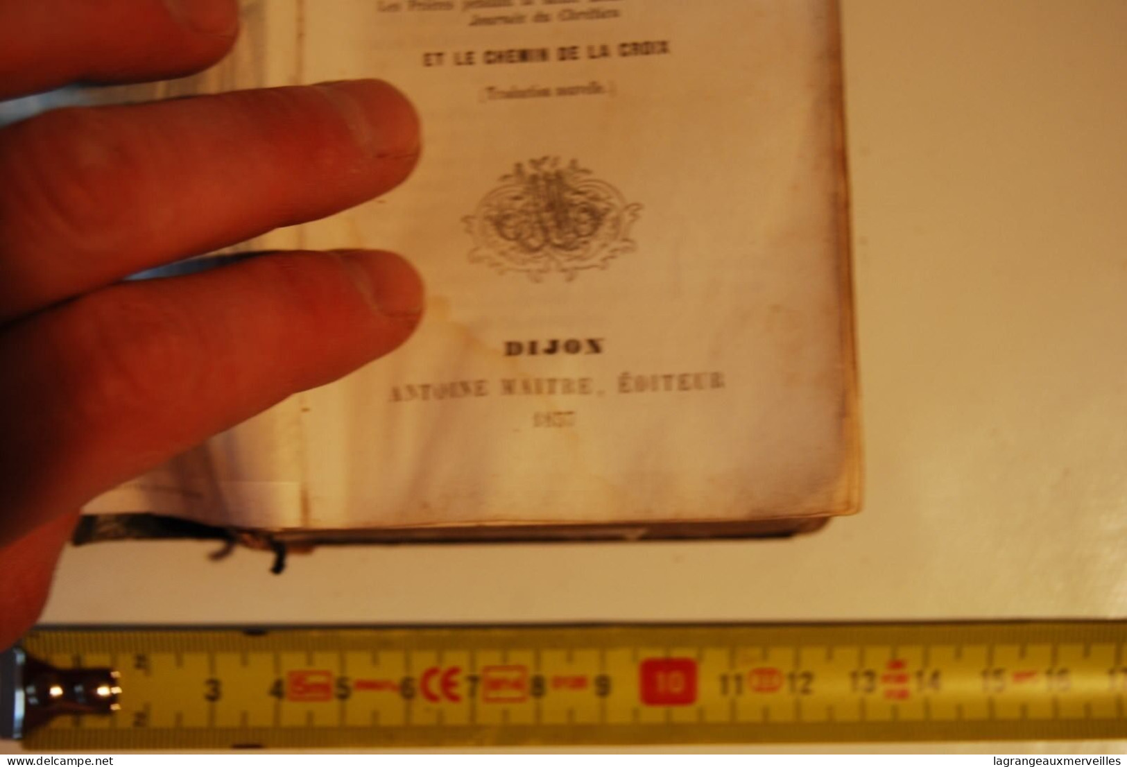 MI1 Ancien Missel - Religion - Old Missal - Ex Messale - Dijon 1857 - Religion