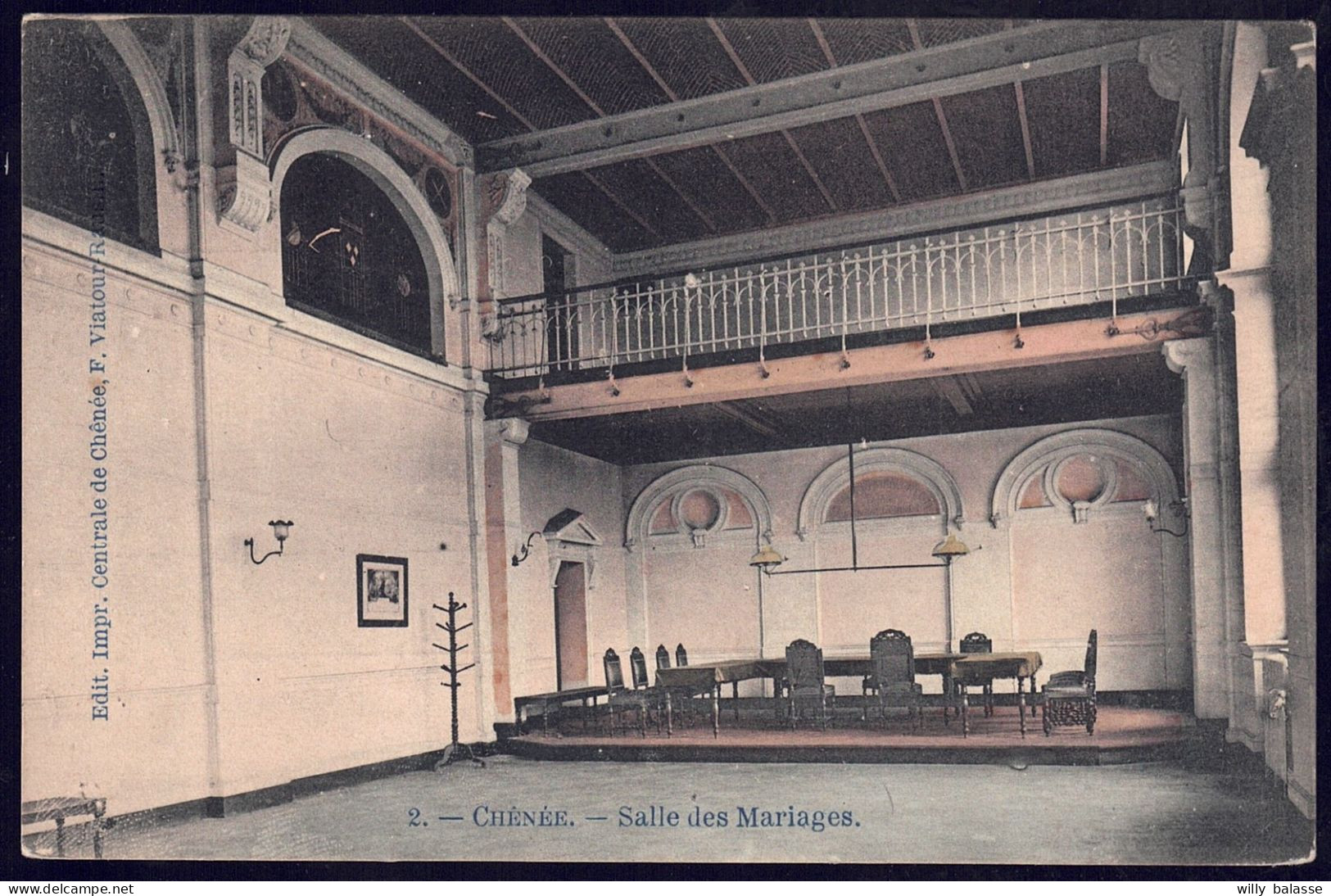 +++ CPA - CHENEE - Salle Des Mariages - Couleur  // - Lüttich