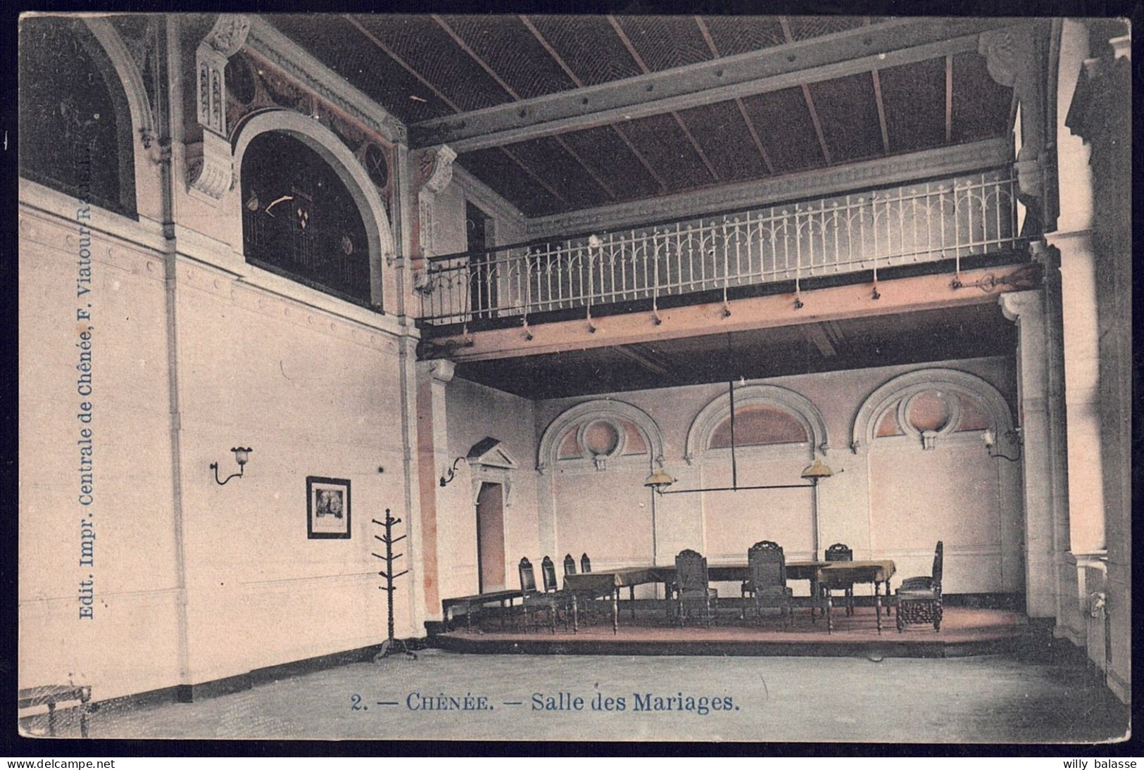 +++ CPA - CHENEE - Salle Des Mariages - Couleur  // - Liège