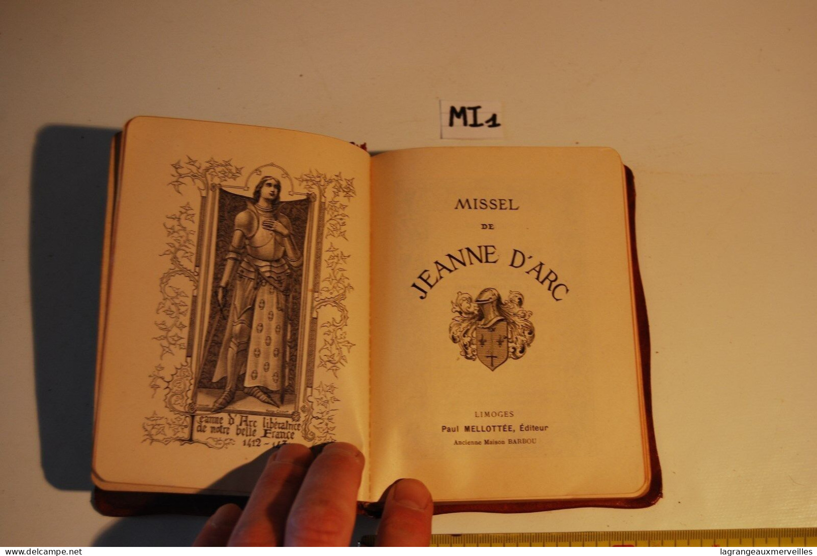 MI1 Ancien Missel - Religion - Old Missal - Ex Messale - Limoges Jeanne D'Arc - Religion