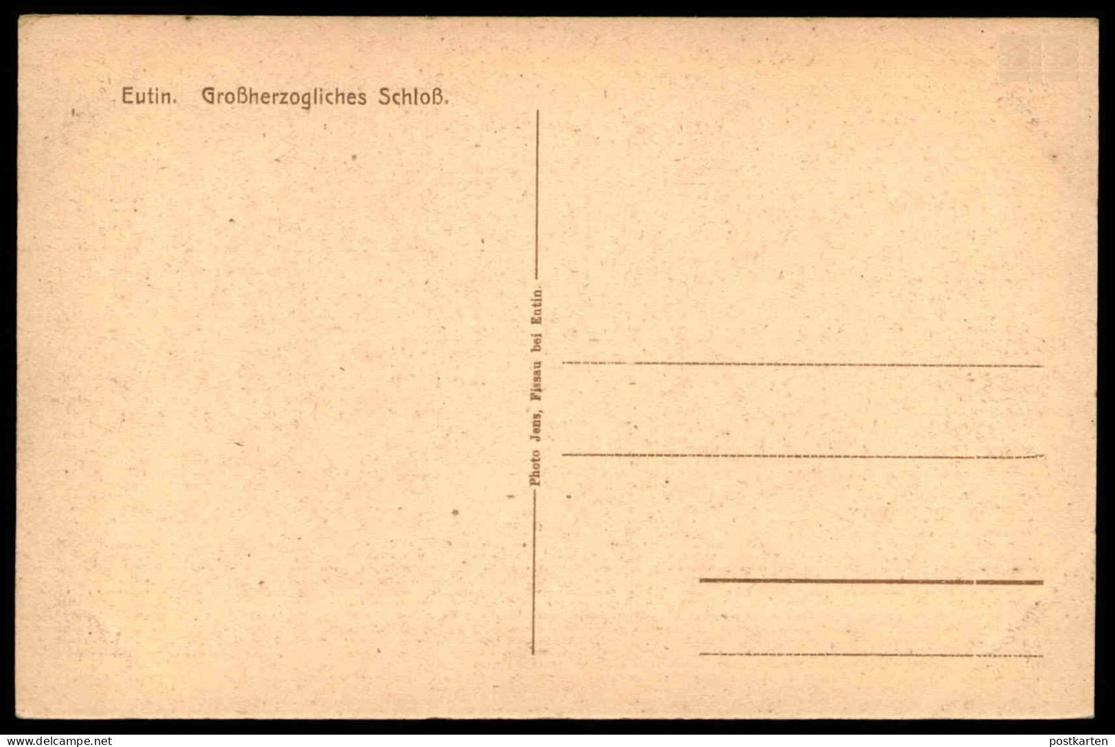 ALTE POSTKARTE EUTIN GROSSHERZOGLICHES SCHLOSS RITTERSAAL SAAL PORTRÄT KRONLEUCHTER Ansichtskarte AK Cpa Postcard - Eutin