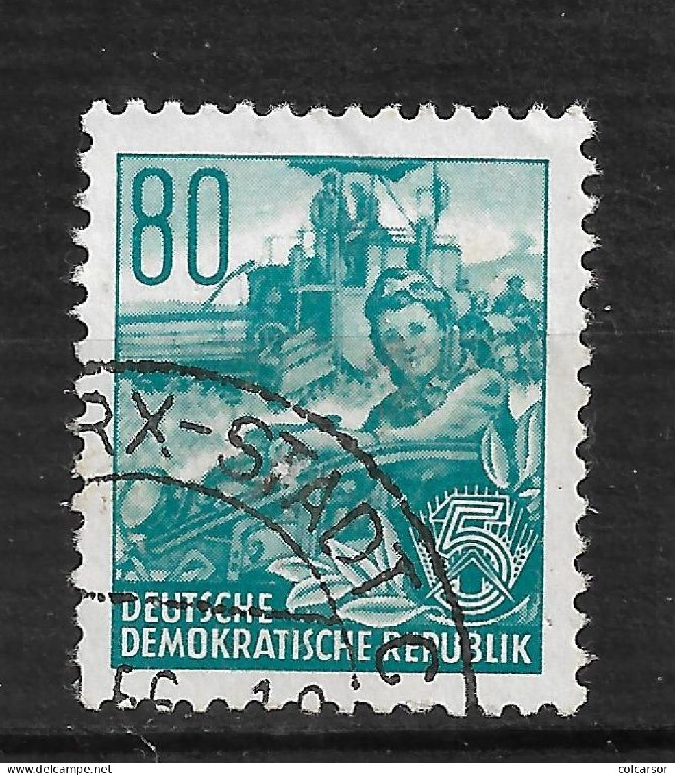 ALLEMAGNE   REPUBLIQUE DÉMOCRATIQUE  N°   133    " PLAN QUINQUENNAL  " - Used Stamps