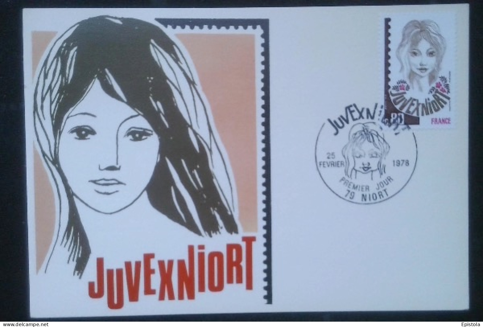 ► Carte Maximum Card.    JuvexNiort 1978 - 1970-1979