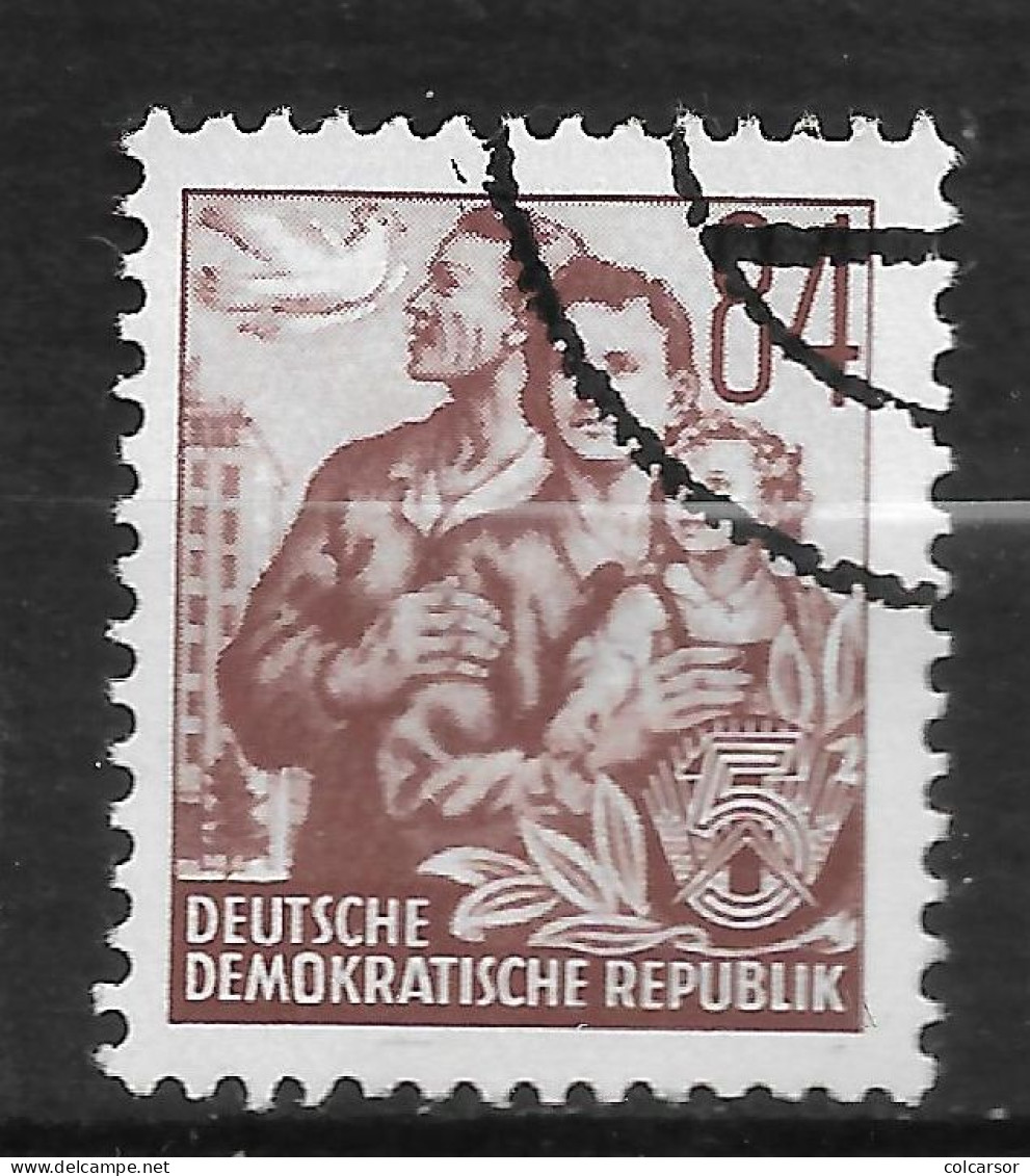 ALLEMAGNE   REPUBLIQUE DÉMOCRATIQUE  N°   134    " PLAN QUINQUENNAL  " - Used Stamps
