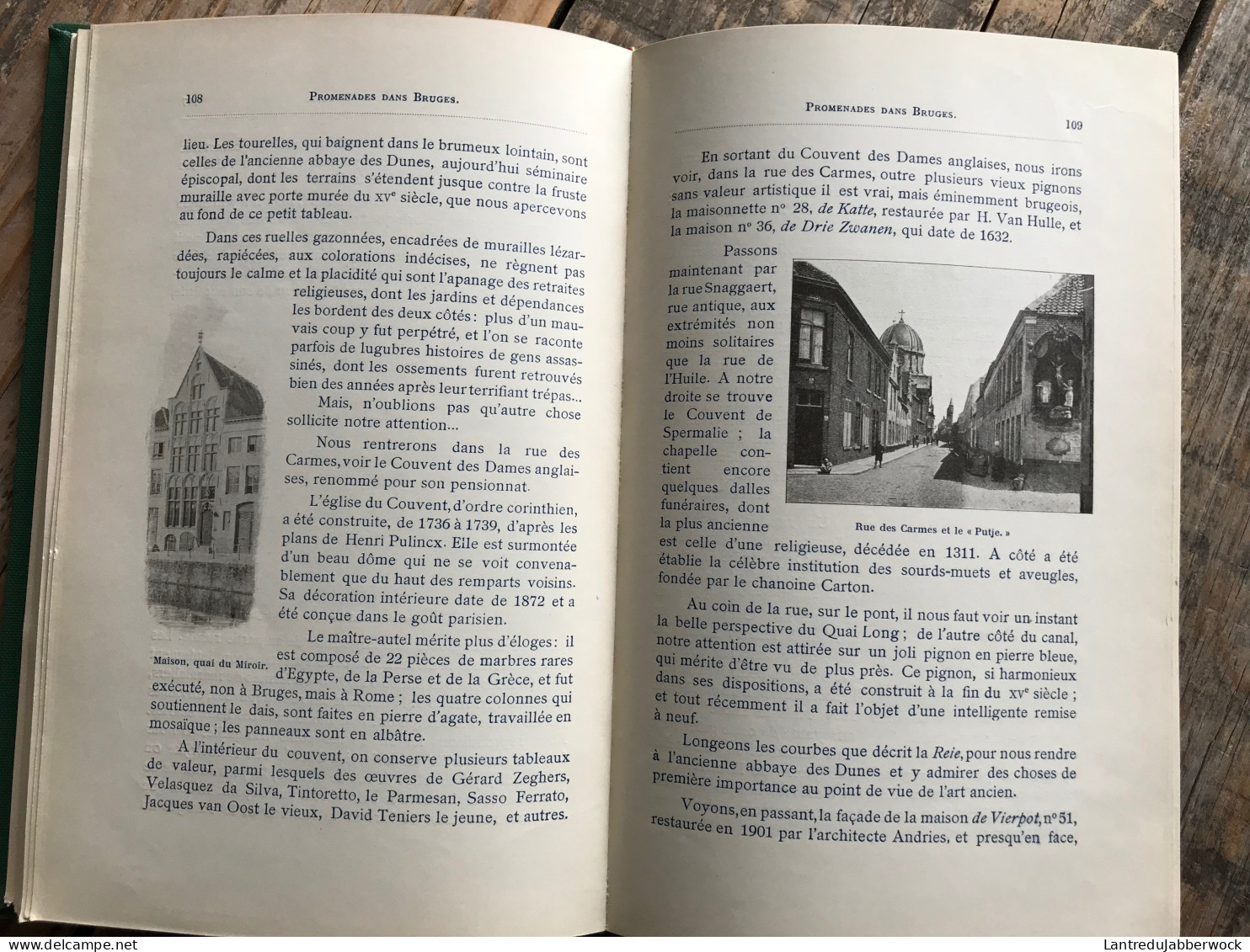 Charles DE FLOU Promenades Dans Bruges Illustrations De V DE DEYNE Régionalisme Plans Cartes Places Rues Monuments Art - Bélgica