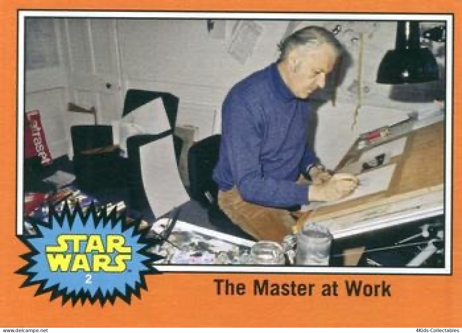 2015 Topps STAR WARS Journey To The Force Awakens "Behind The Scenes" 2 The Master At Work - Star Wars