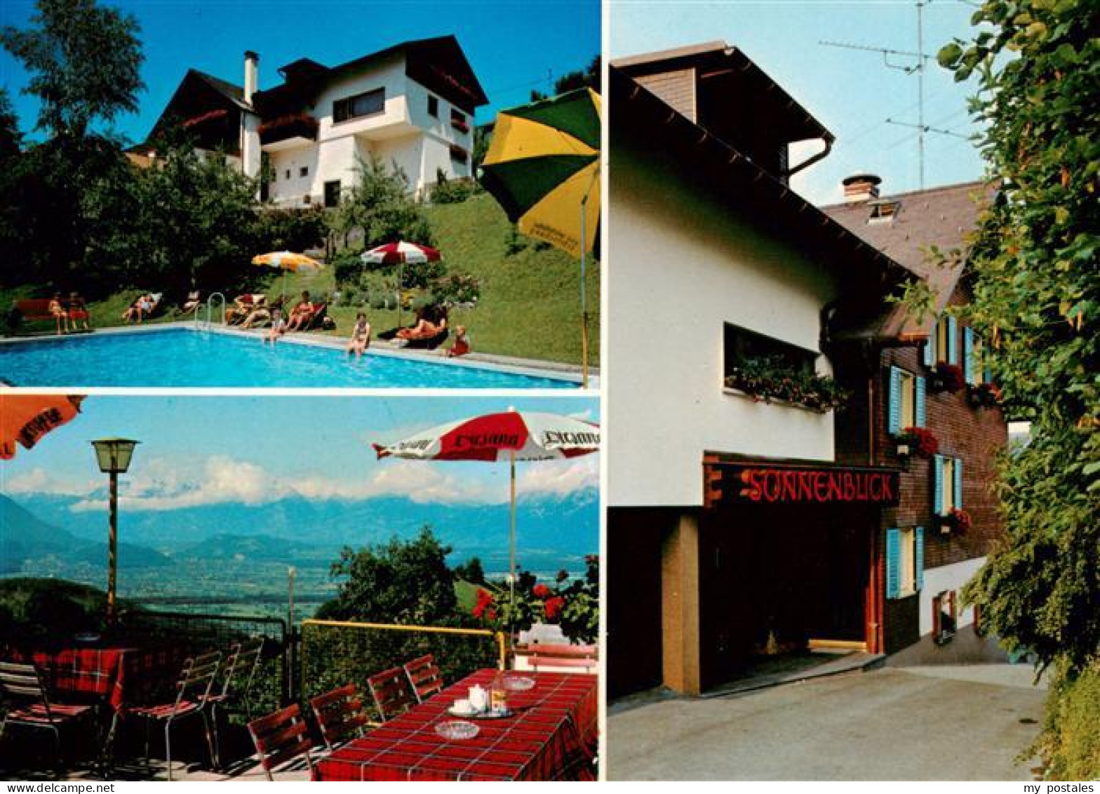 73884333 Fraxern Gasthof Pension Sonnenblick Terrasse Pool Fraxern - Sonstige & Ohne Zuordnung