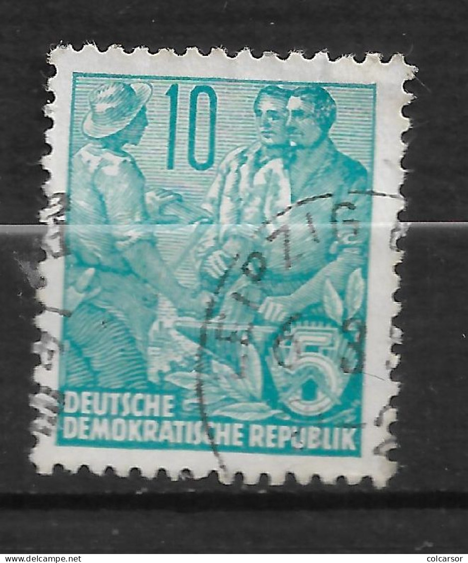 ALLEMAGNE   REPUBLIQUE DÉMOCRATIQUE  N°   152    " PLAN QUINQUENNAL  " - Used Stamps