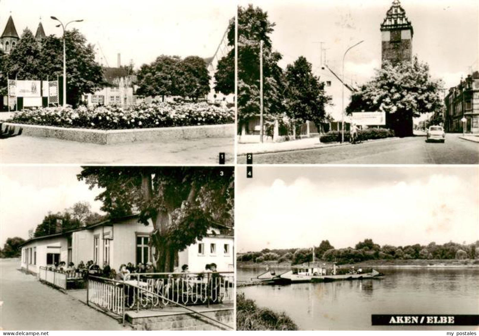 73884283 Aken Elbe Friedensplatz Am Koethener Turm Gaststaette Faehrhaus An Der  - Aken