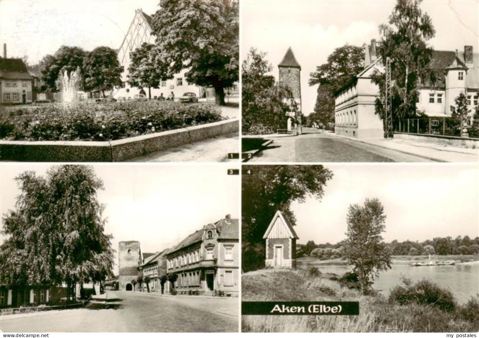 73884282 Aken Elbe Friedensplatz Dessauer Strasse Burgstrasse Elbepartie Aken El - Aken