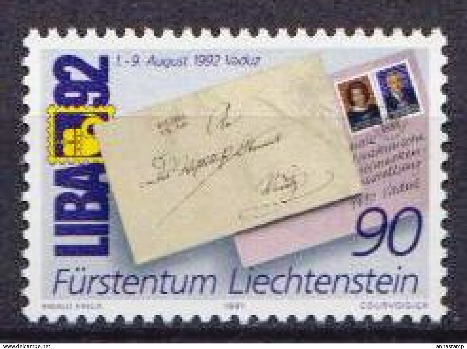 Liechtenstein MNH Stamp - Expositions Philatéliques