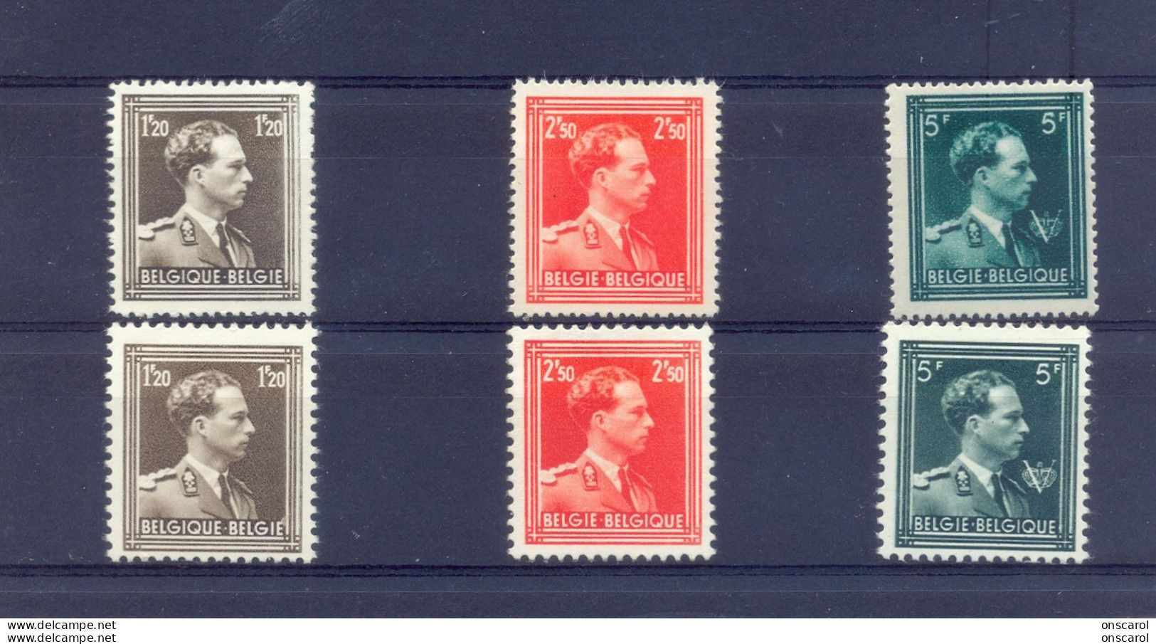 Nr. 1005/1007  T 11 /  1//2 + 845/846 + 696  MNH 297 Côte Postgaaf ** PRACHTIG - Neufs