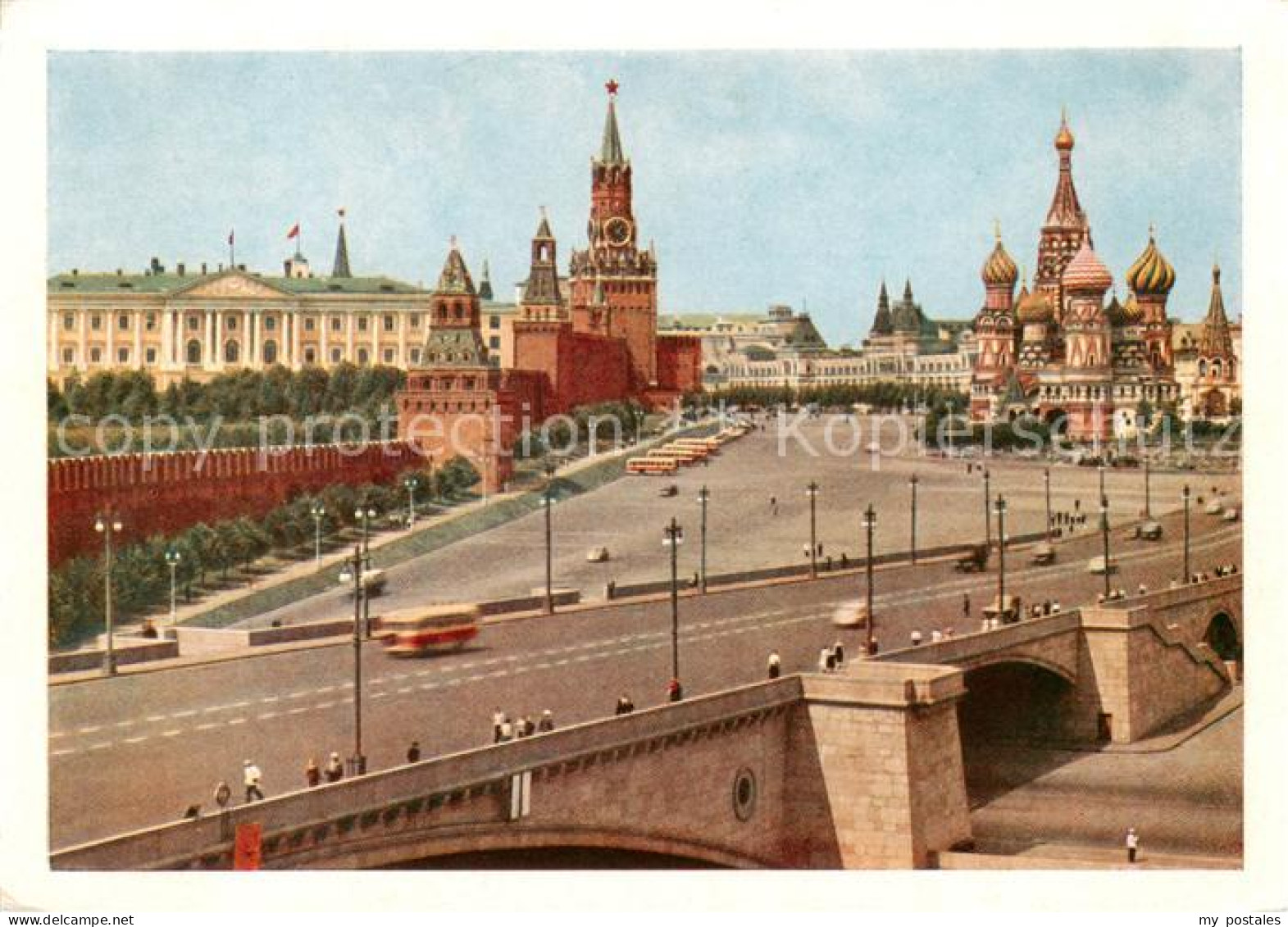 73884229 Moskau Moscou Blick Auf Die Kreml Moskau Moscou - Russland