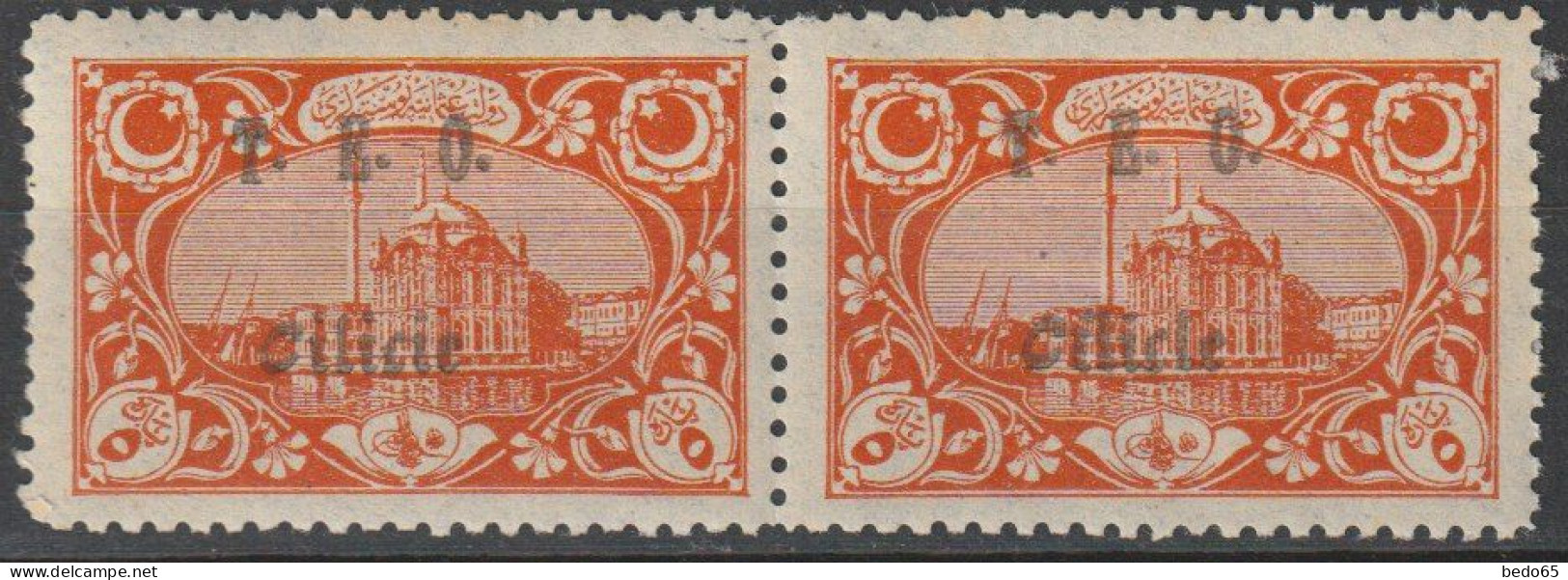CILICIE N° 60 VARIETEE CILICLE TENANT A NORMAL  NEUF** TTB SANS CHARNIERE - Unused Stamps
