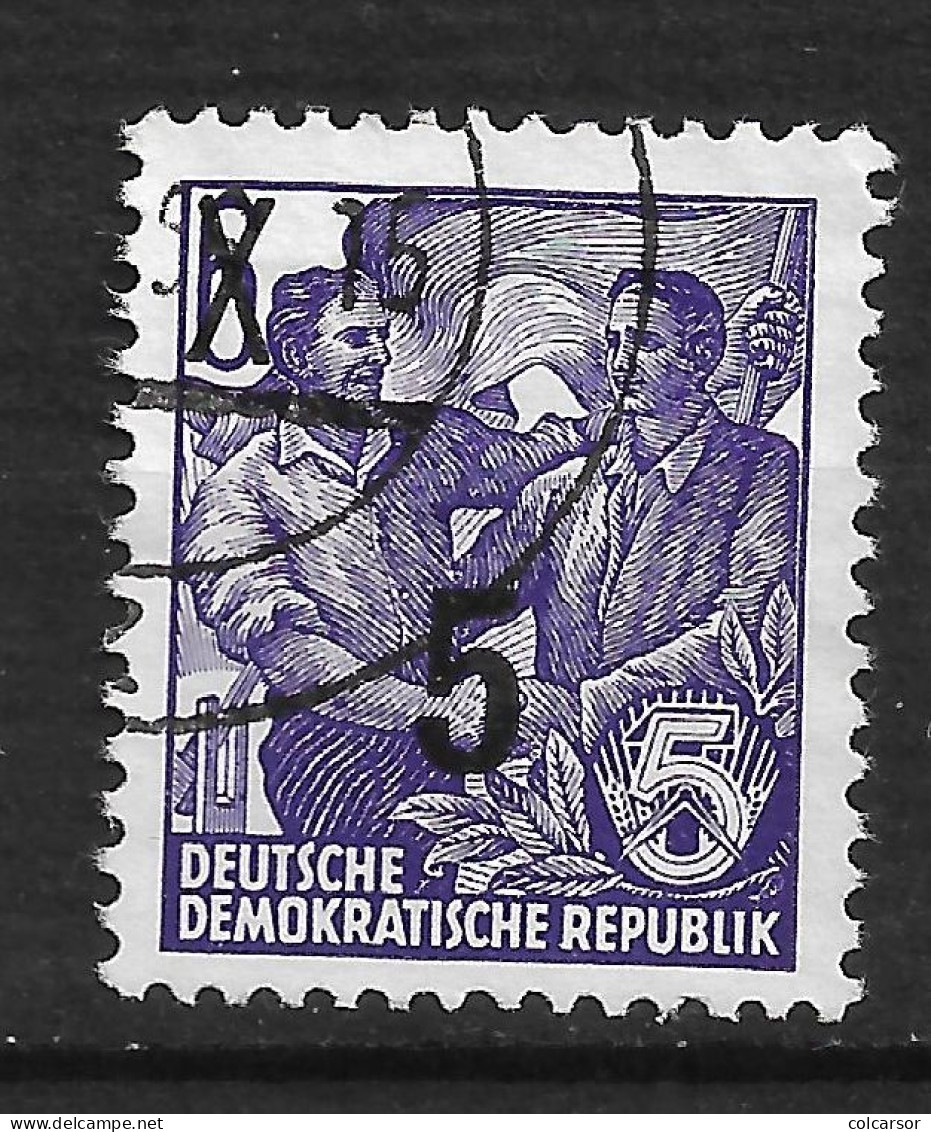 ALLEMAGNE   REPUBLIQUE DÉMOCRATIQUE  N°   176    " PLAN QUINQUENNAL  " - Used Stamps