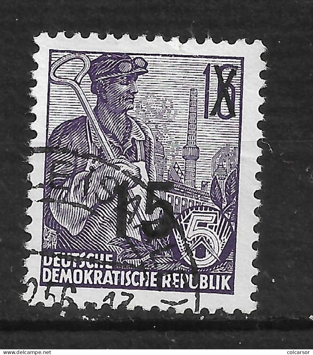 ALLEMAGNE   REPUBLIQUE DÉMOCRATIQUE  N°   179    " PLAN QUINQUENNAL  " - Used Stamps