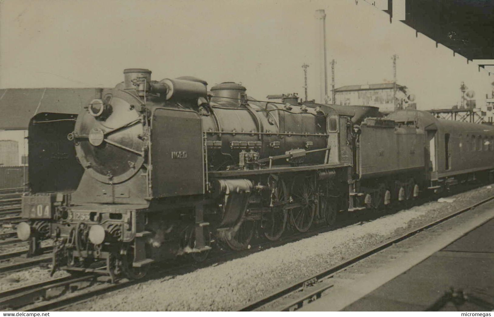 Locomotive Nord 3-1233 - Photo L. Hermann - Trains