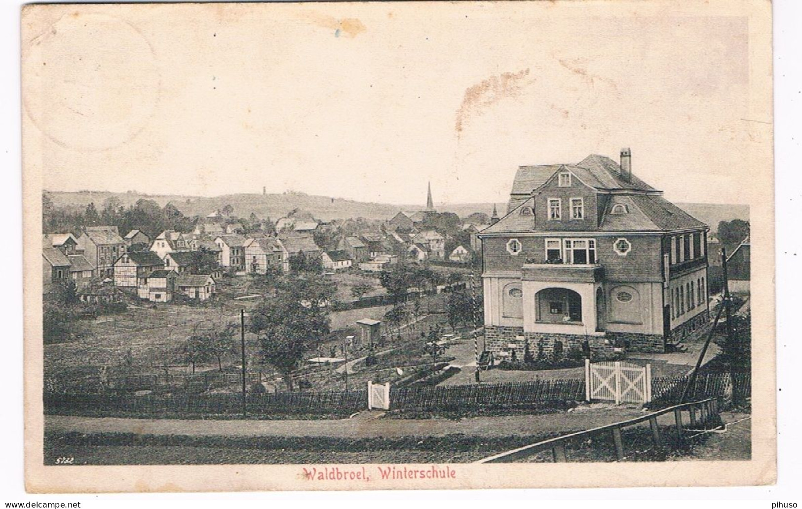 D-17067   WALDBROEL : Winterschule - Waldbroel