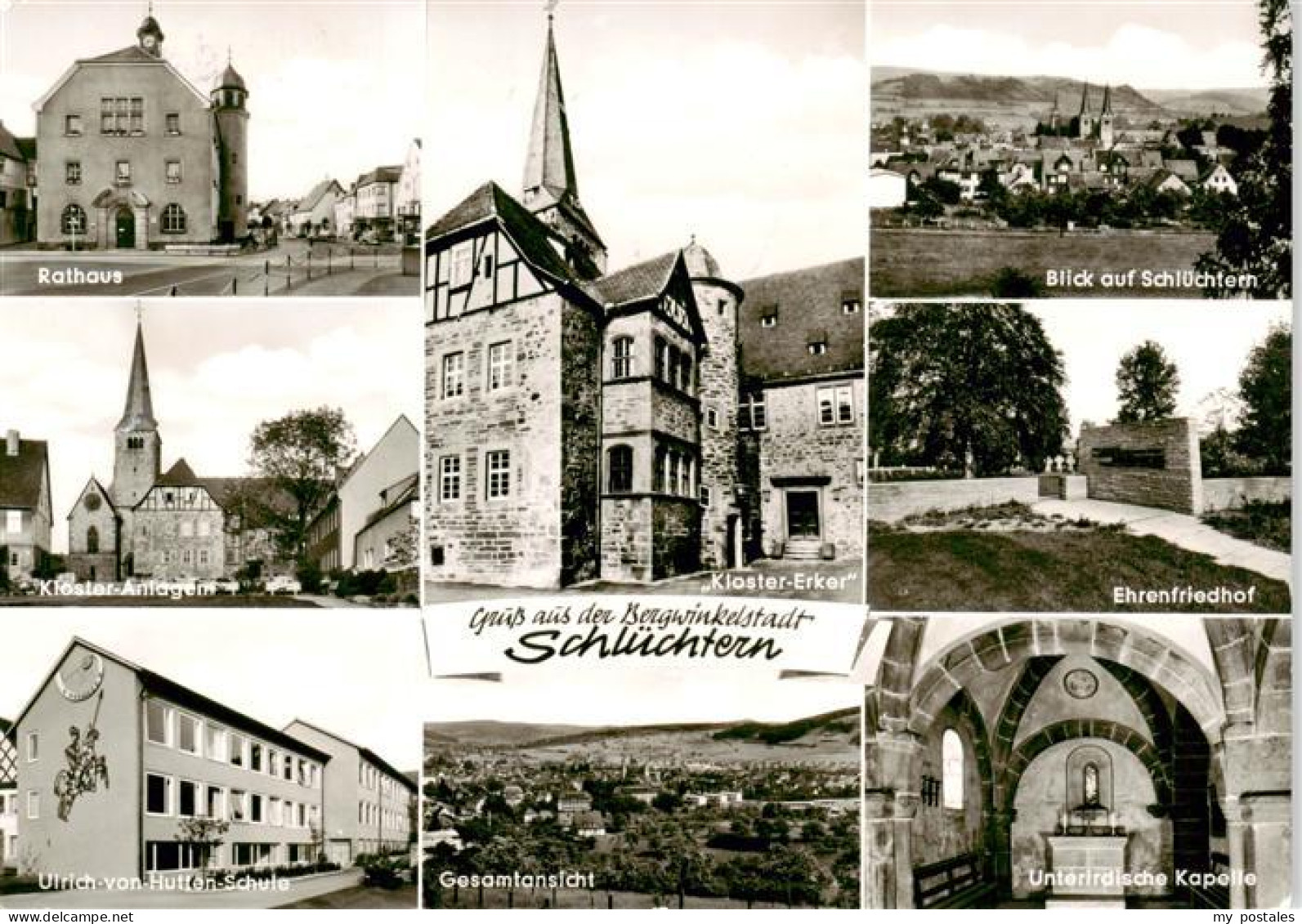 73884136 Schluechtern Rathaus Kloster Anlagen Ulrich Von Hutten Schule Kloster E - Schlüchtern