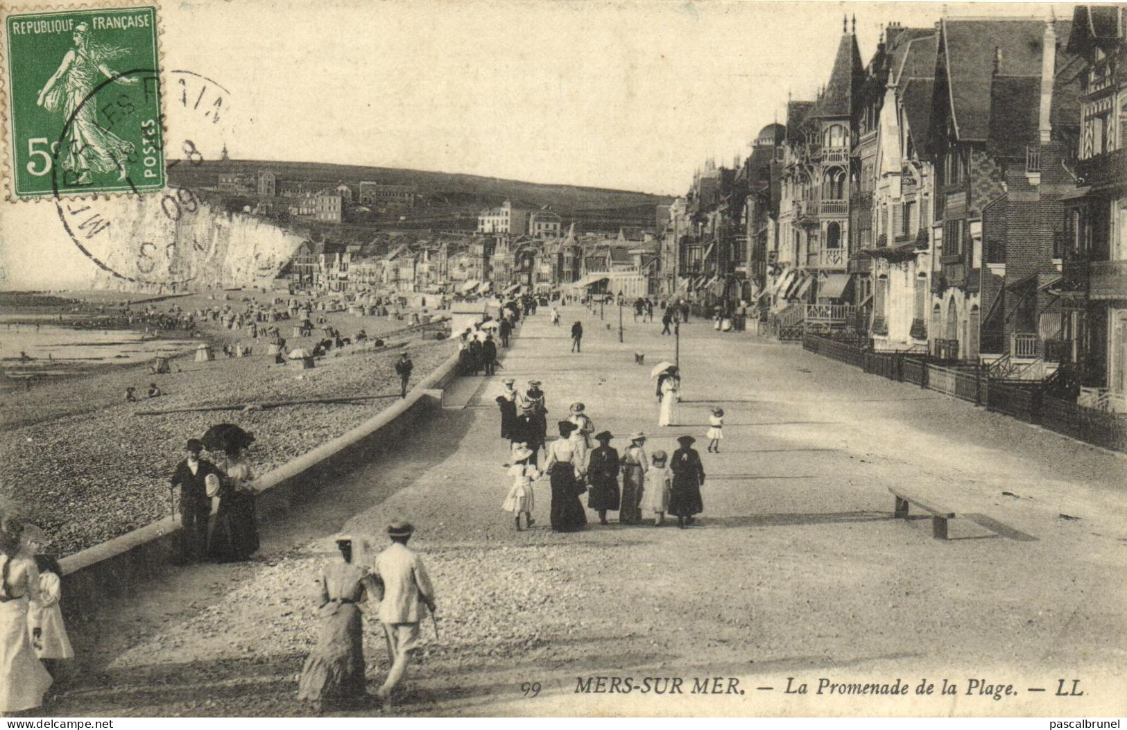 MERS LES BAINS - LA PROMENADE DE LA PLAGE - Mers Les Bains