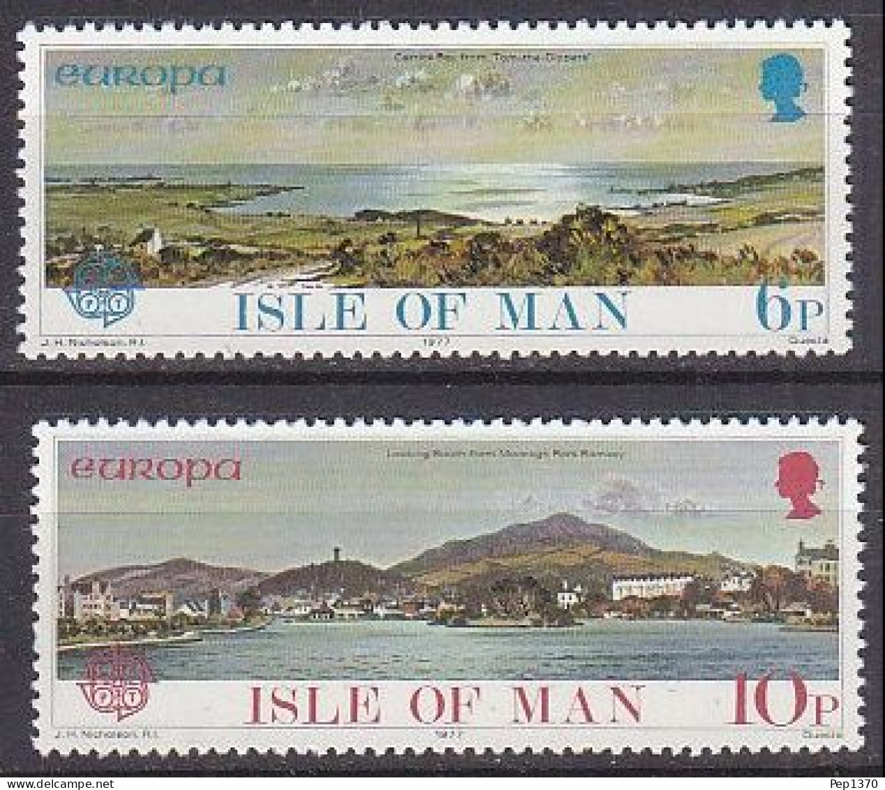 ISLA DE MAN 1977 - EUROPA CEPT - YVERT 88/89** - Man (Insel)