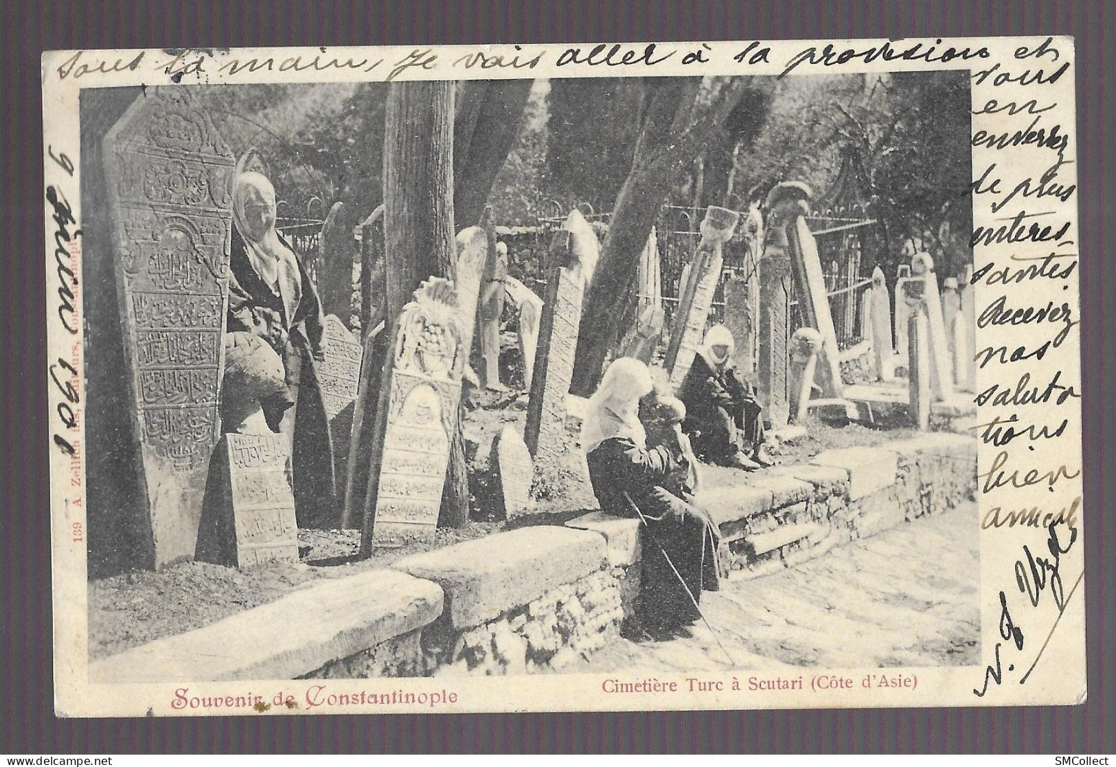 Souvenir De Constantinople, Cimetière Turc à Scutari (9919) - Turkije