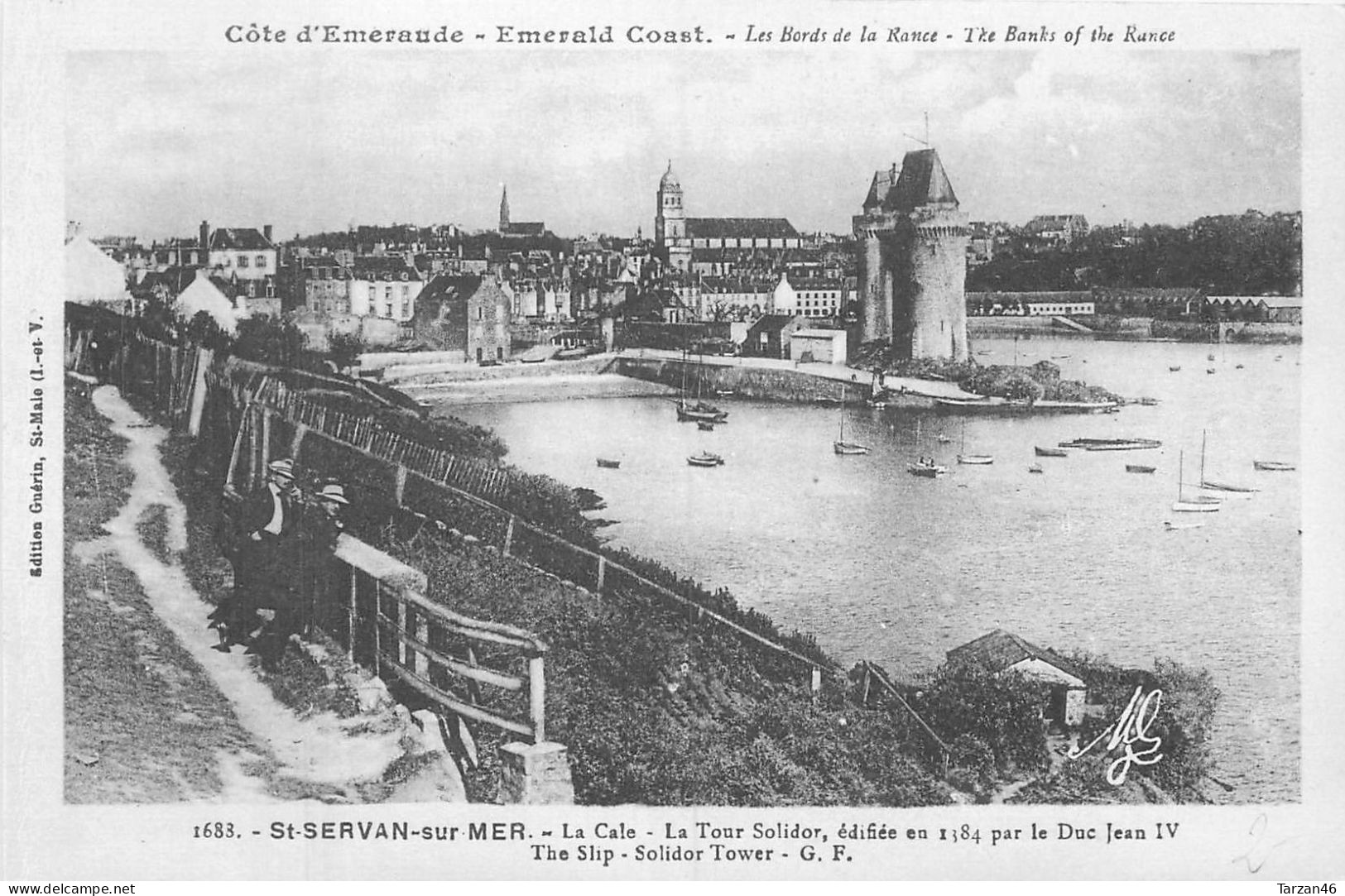 25.04.2024 - B - 1683. ST SERVAN SUR MER - La Cale, La Tour Solidor.... - Saint Servan