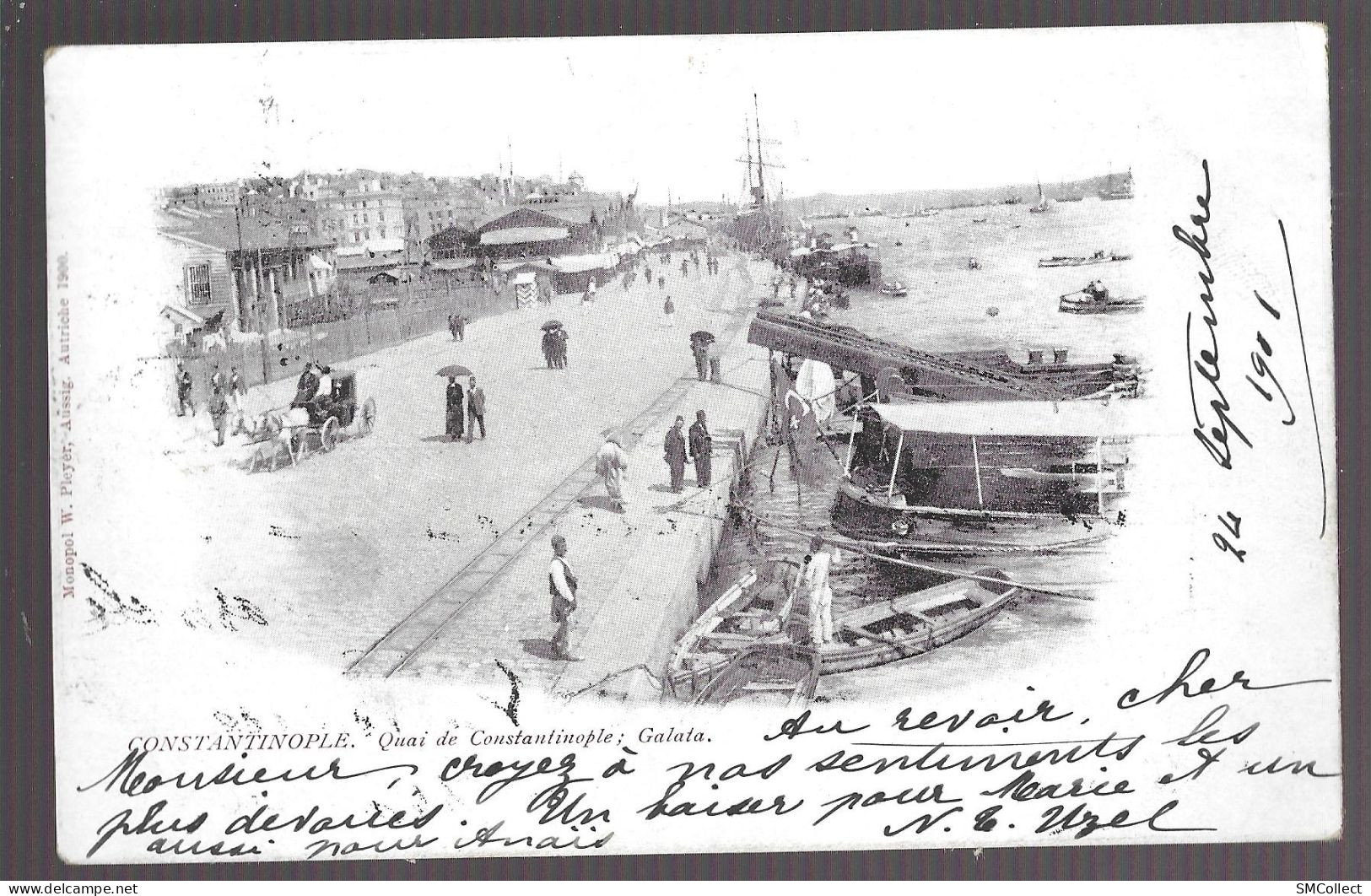 Constantinople, Quai, Galata (9920) - Turquia