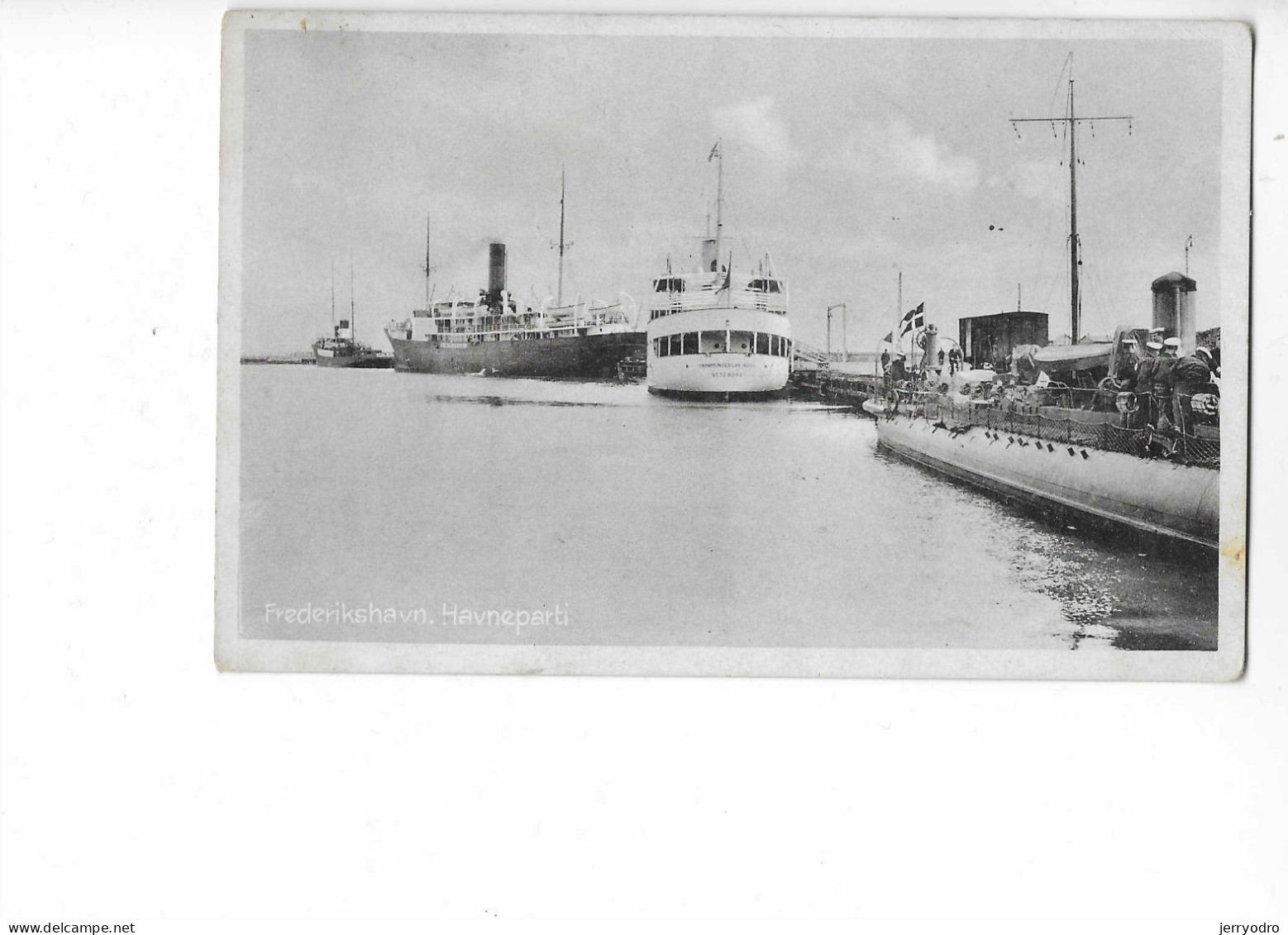 Frederikshavn. Havneparti With Torpedoboat - Dänemark