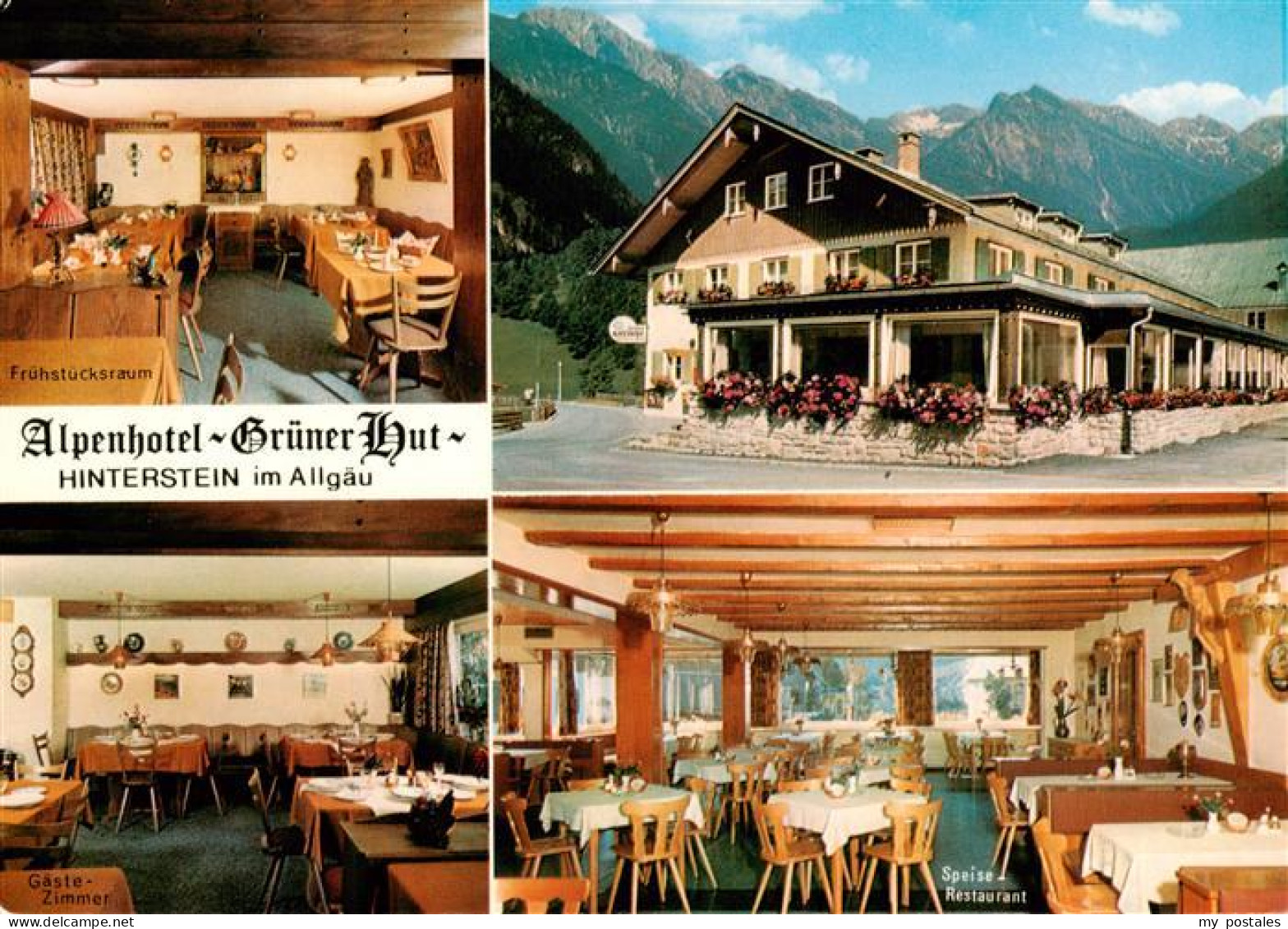 73884009 Hinterstein Bad Hindelang Alpenhotel Gruener Hut Fruehstuecksraum Gaest - Hindelang