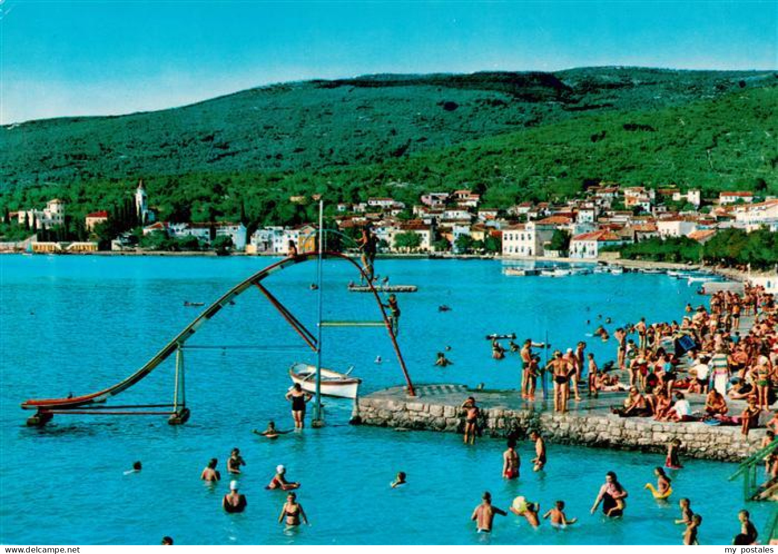 73884000 Selce Crikvenica Croatia Strandbad Panorama  - Croacia