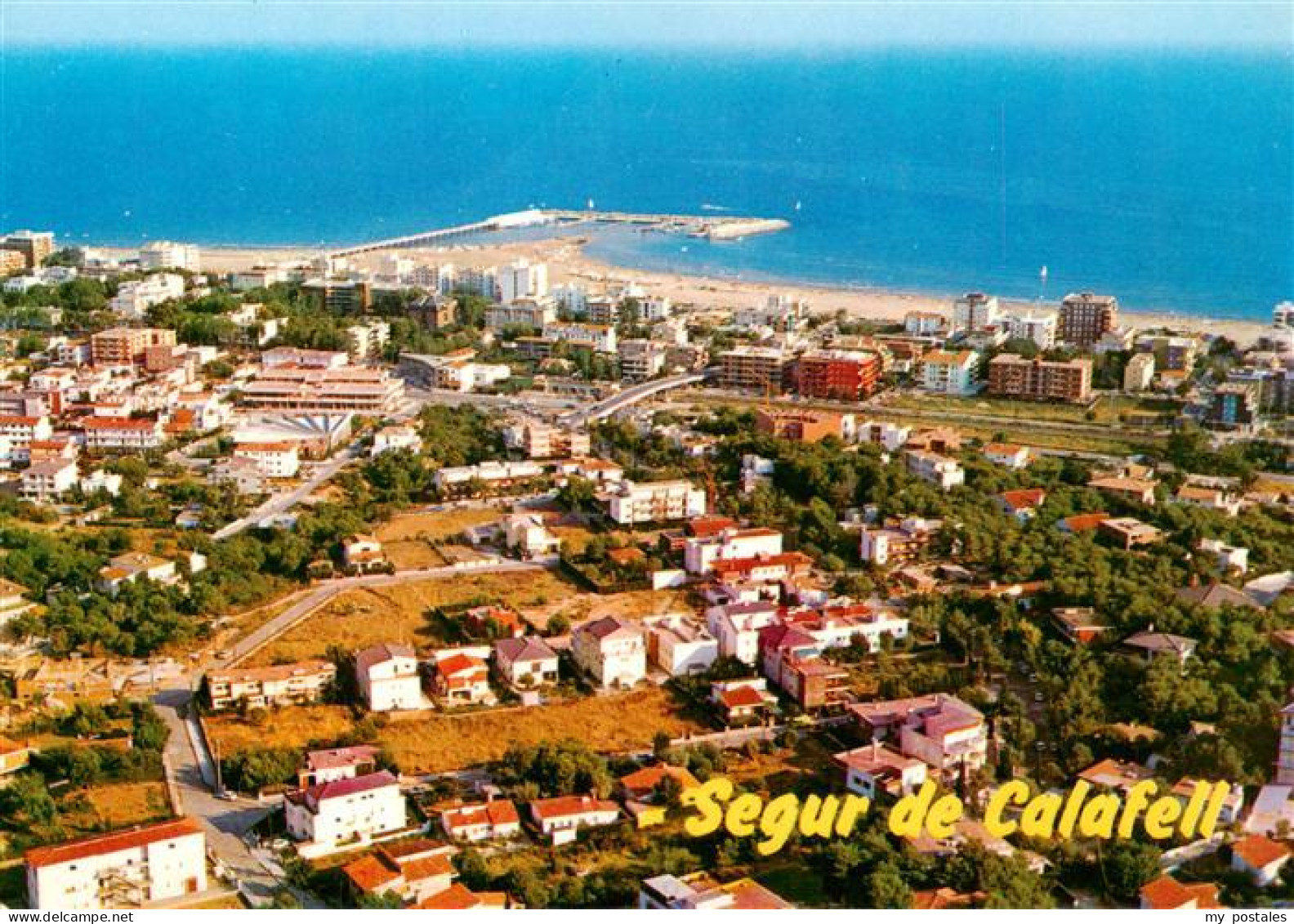 73883996 Segur De Calafell Tarragona ES Playa Fliegeraufnahme  - Autres & Non Classés