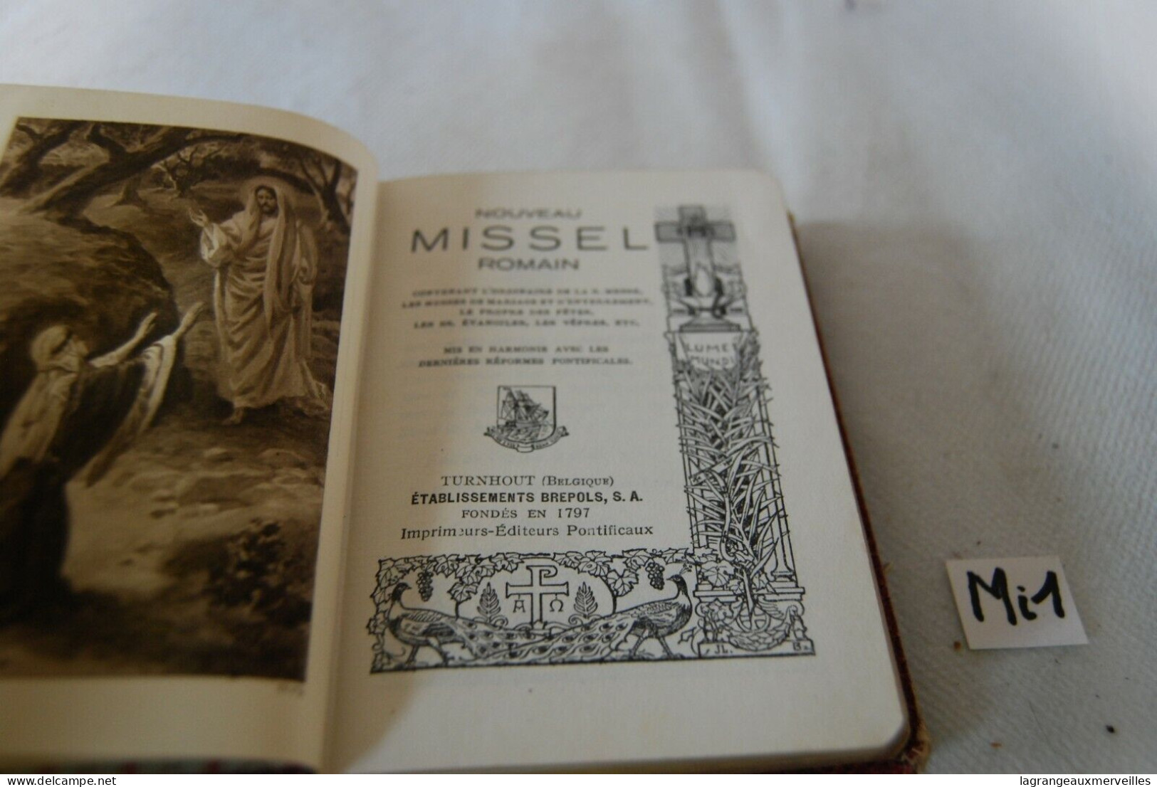 MI1 Objet Religieux - Missel Romain - 1929 - Turnhout - Godsdienst