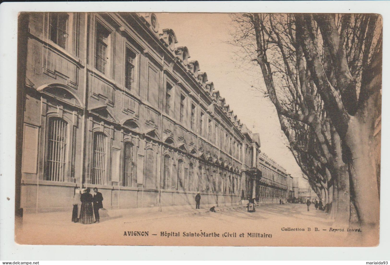 AVIGNON - VAUCLUSE - HOPITAL SAINTE MARTHE - CIVIL ET MILITAIRE - Avignon